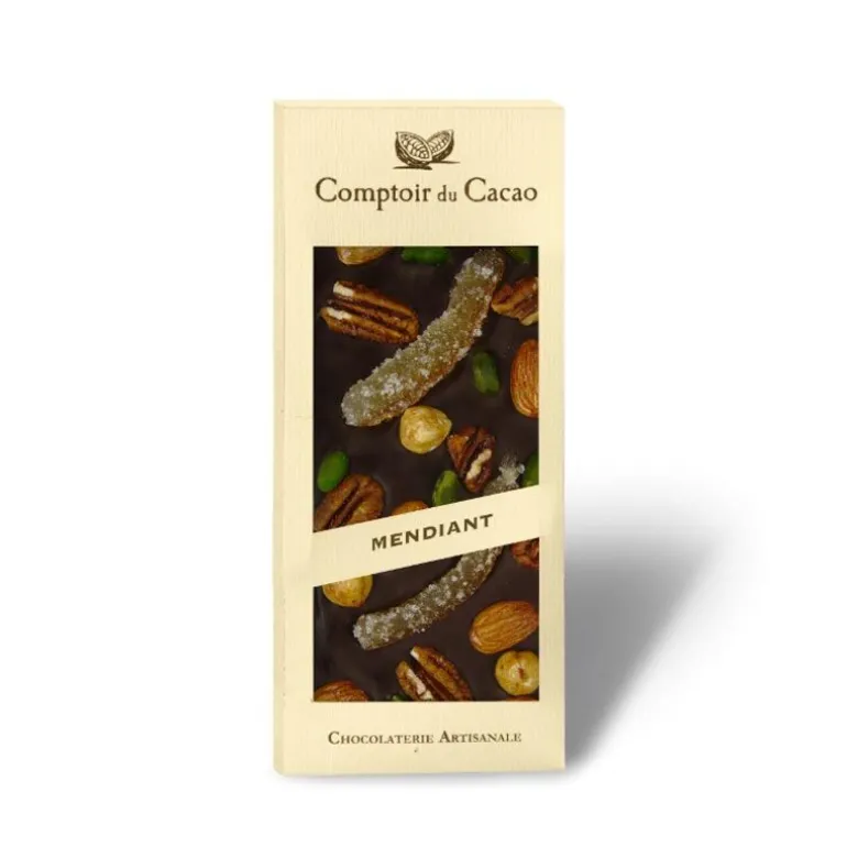 Chocolat noir mendiant