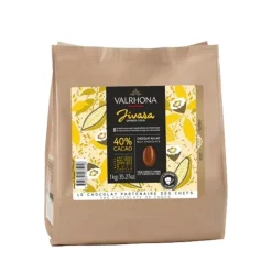 Chocolat pâtissier lait Jivara 40% 1 kg Valrhona