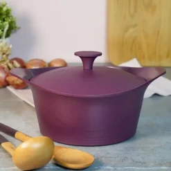 Cocotte personnalisable 24 cm prune Cookut