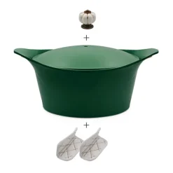 Cocotte personnalisable 33 cm fougère Cookut