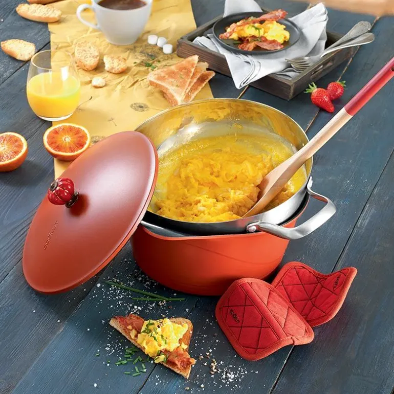 Cocotte personnalisable 28 cm rouge Cookut