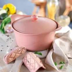 Cocotte personnalisable 24 cm rose Cookut