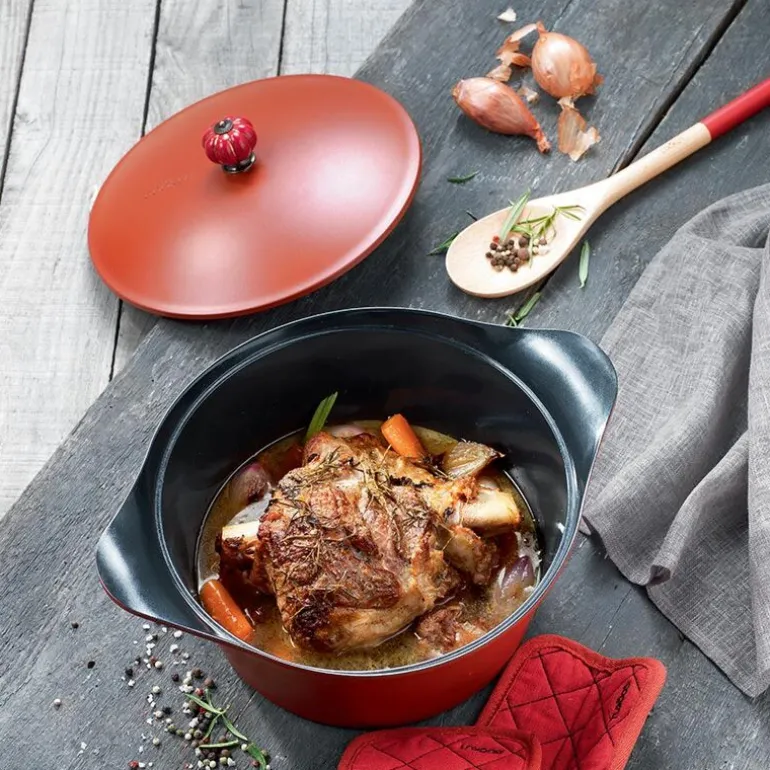 Cocotte personnalisable 24 cm rouge Cookut