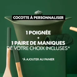 Cocotte personnalisable 28 cm fougère Cookut