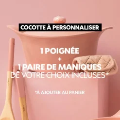Cocotte personnalisable 24 cm rose Cookut