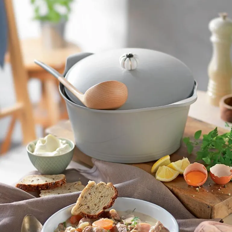 Cocotte personnalisable 24 cm grise Cookut