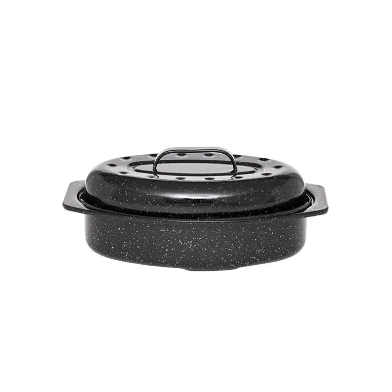 Cocotte roaster graniteware ovale GM Warmcook