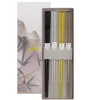Coffret 5 baguettes acrylique maron
