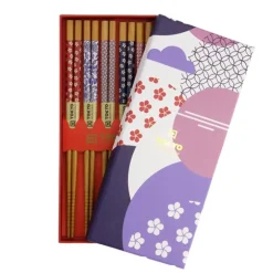 Coffret 5 baguettes cercles fleurs