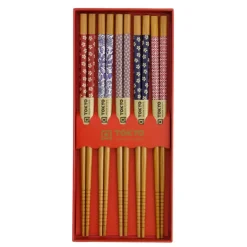 Coffret 5 baguettes cercles fleurs