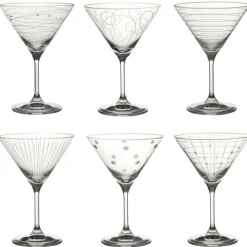 Coffret 6 coupes à cocktail Graphik