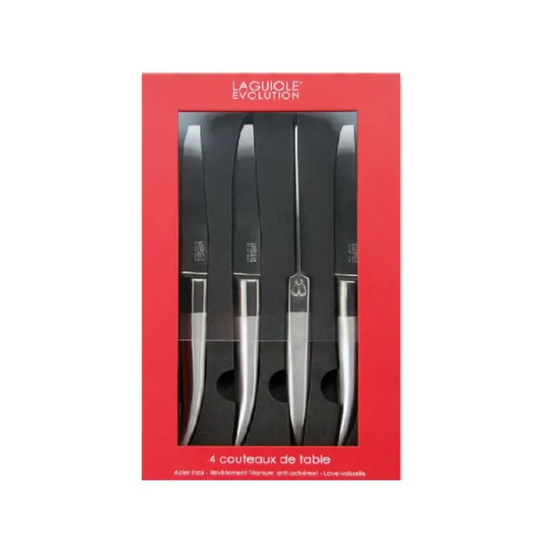 Coffret 4 couteaux de table
