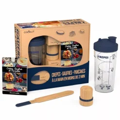 Coffret à crêpes bleu Miam Factory Cookut
