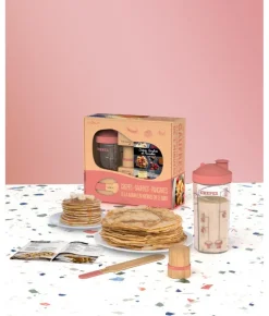 Coffret à crêpes rose Miam Factory Cookut
