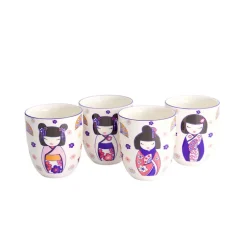 Coffret 4 gobelets Kawaii Maiko