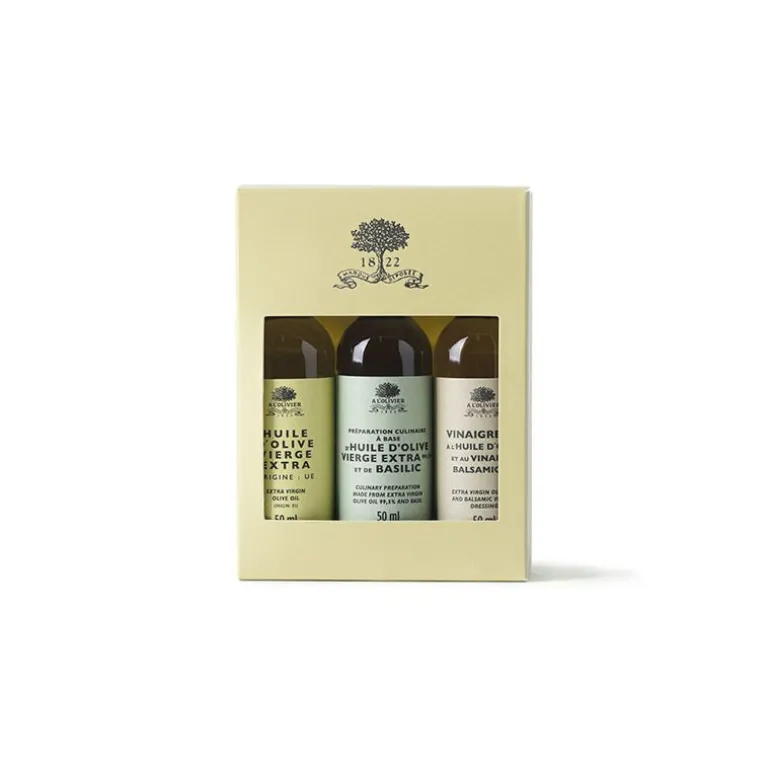 Coffret 3 mini Huiles & Vinaigre