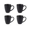 Coffret 4 mugs BLACK MAT 35cl