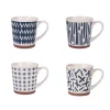 Coffret 4 mugs FIDJI 34cl