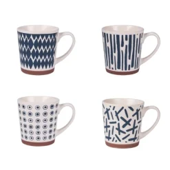 Coffret 4 mugs FIDJI 34cl