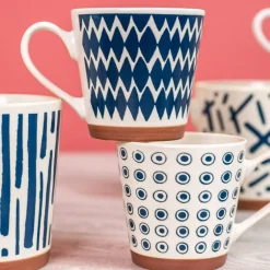 Coffret 4 mugs FIDJI 34cl