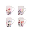 Coffret 4 mugs FLOR 35cl