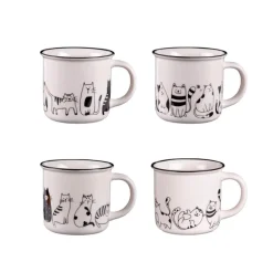 Coffret 4 mugs Friends 35cl