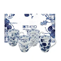 Coffret 4 mugs Japonica