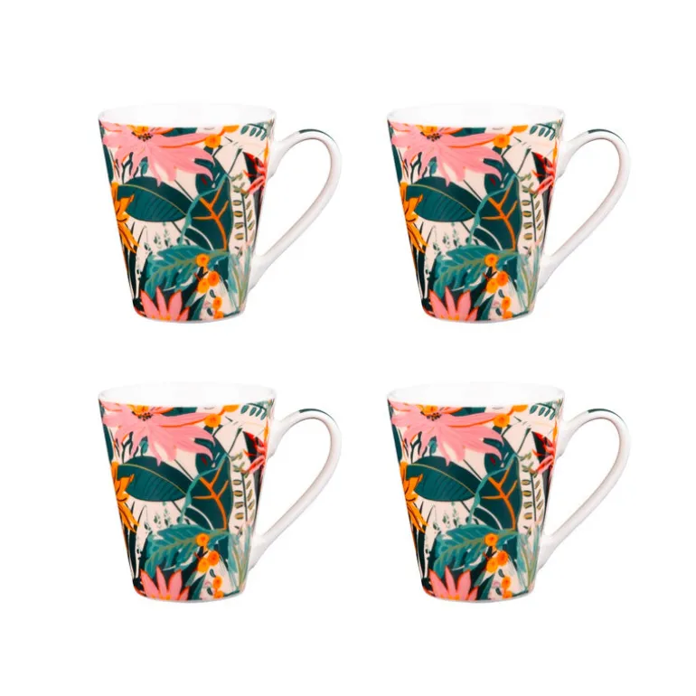Coffret 4 mugs Taiana 31cl