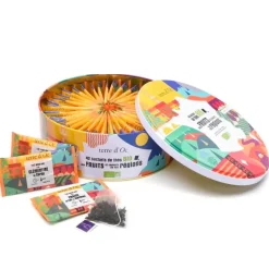 Coffret 42 sachets thés bio de nos