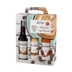 Coffret 3 sirops barista 25cl Monin