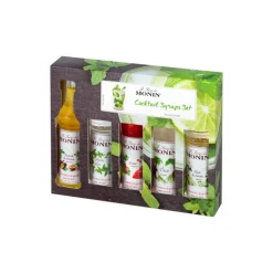 Coffret 5 Sirops pour cocktail 5cl