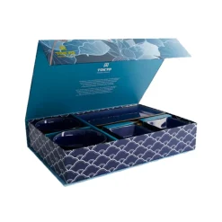 Coffret à sushis 2 pers. Glassy Bleu Tokyo Design