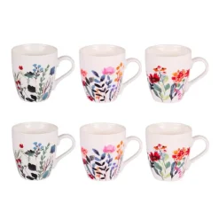 Coffret 6 tasses FLOR 23cl
