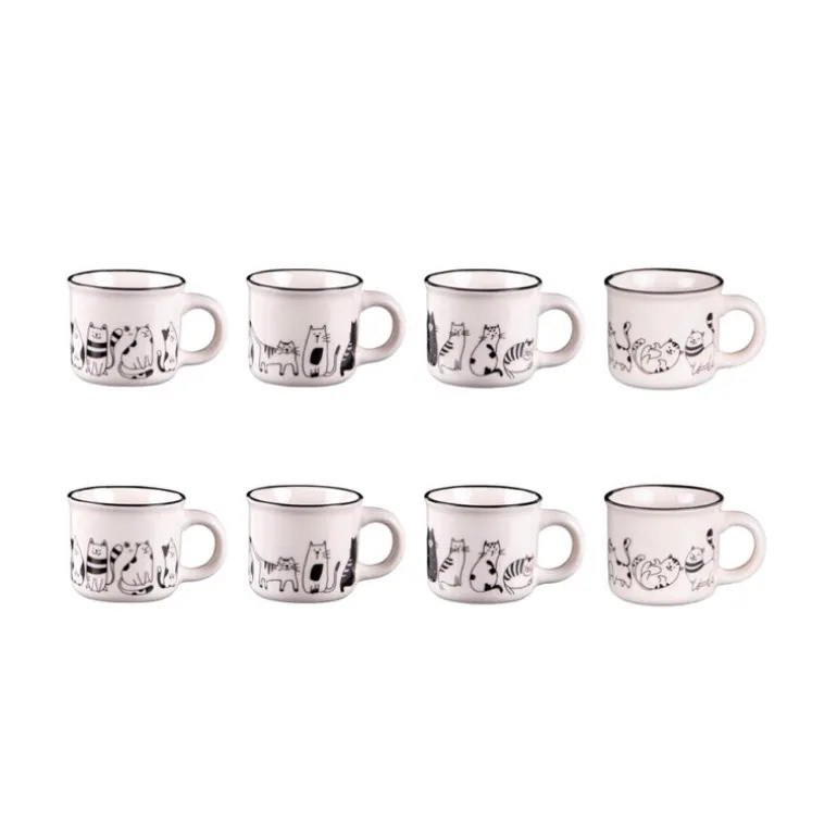 Coffret 8 tasses Friends 11cl