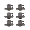 Coffret 6 tasses Liv bleu 9cl