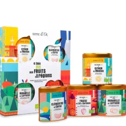 Coffret 4 thés bio aux fruits de no