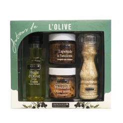 Coffret autour de l'olive