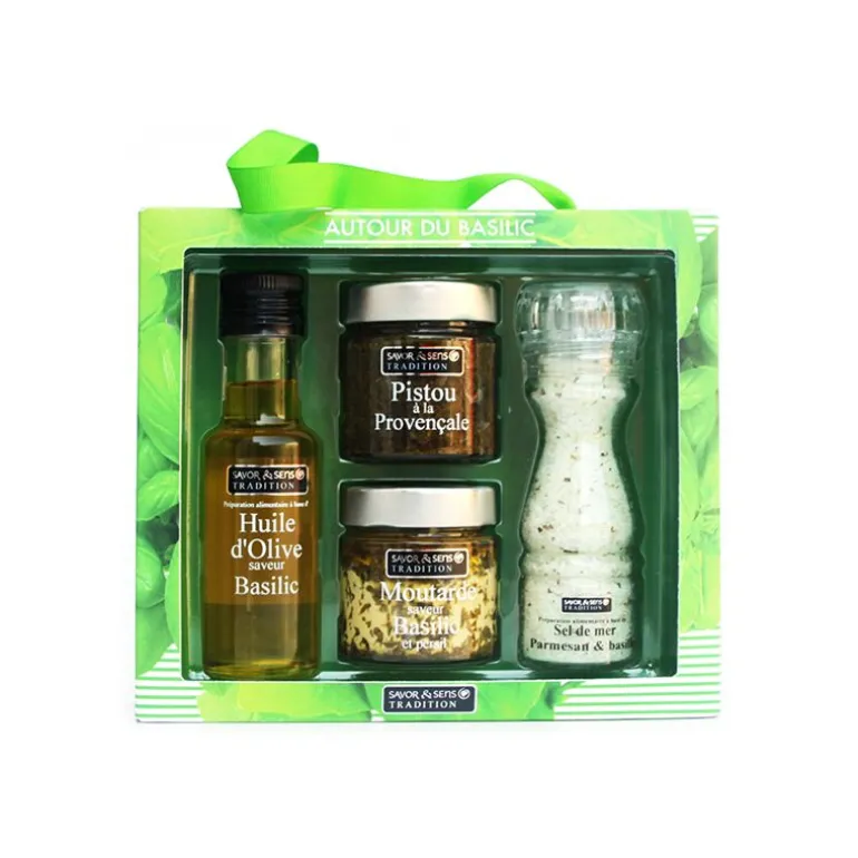 Coffret autour du basilic