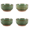 Coffret de 4 coupelles jaspe 12cm v