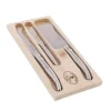 Coffret de 3 couteaux à fromage en inox Laguiole