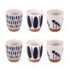 Coffret de 6 gobelets 10cl Mikonos Table Passion