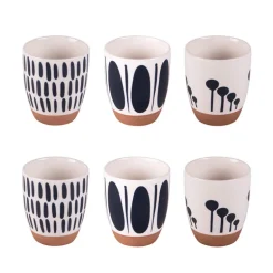 Coffret de 6 gobelets 10cl Mikonos Table Passion
