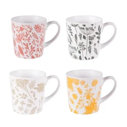 Coffret de 4 mugs 34cl Galehia Table Passion