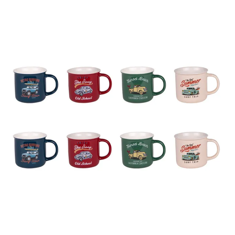 Coffret de 8 tasses 10cl Californy Table Passion
