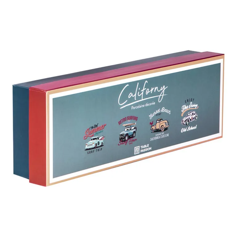 Coffret de 8 tasses 10cl Californy Table Passion