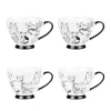 Coffret de 4 tasses 20cl Mistrigris Table Passion