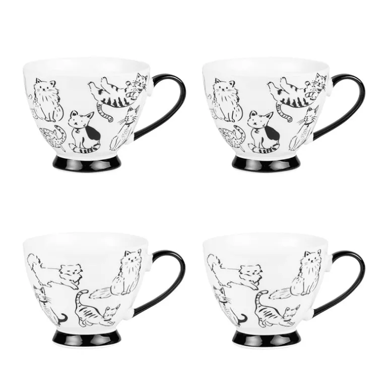 Coffret de 4 tasses 20cl Mistrigris Table Passion