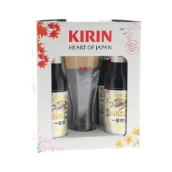 coffret kirin 4 bières et 1 verre