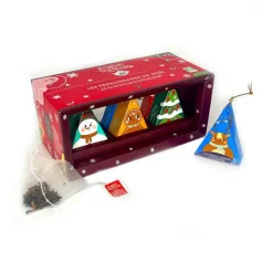 Coffret personnages de noël 6 sache
