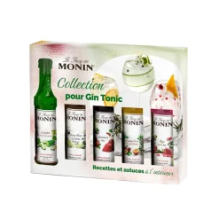 Coffret sirop gin tonic 5 mignonettes 25cl Monin